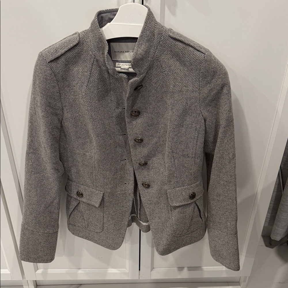 Banana Republic Women's Gray Blazer